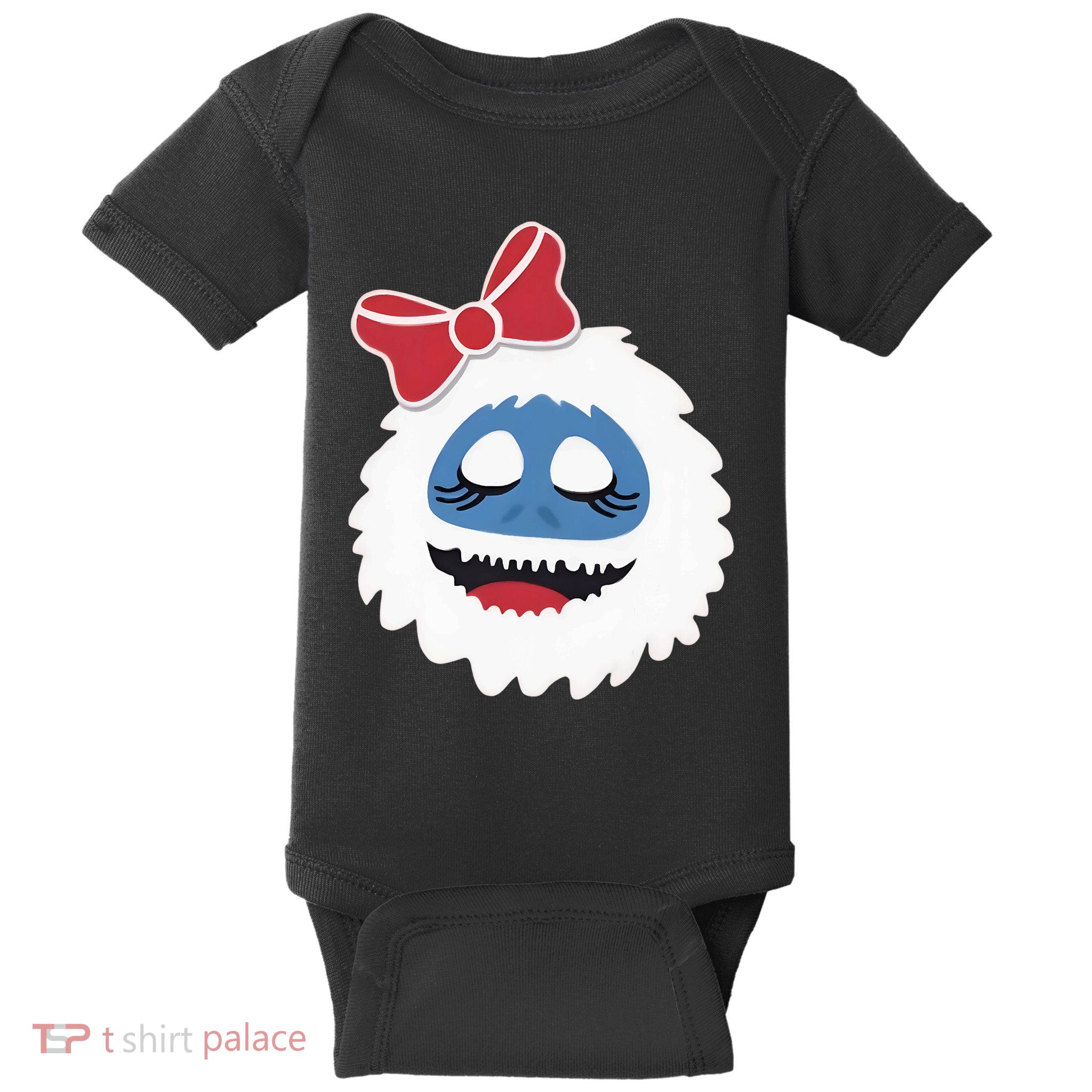 Abominable Snowman Face Costume Adults Christmas Baby Bodysuit