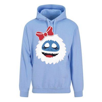 Abominable Snowman Face Costume Adults Christmas Unisex Surf Hoodie