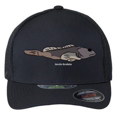 Arctic Sculpin Freshwater Fish Flexfit Unipanel Trucker Cap