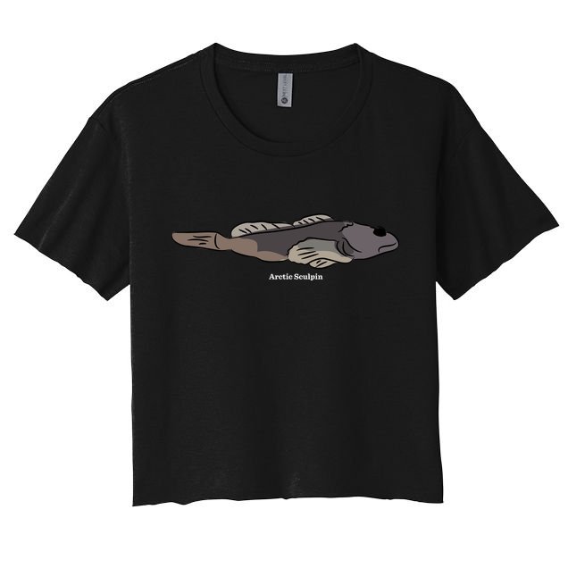 Arctic Sculpin Freshwater Fish Crop Top