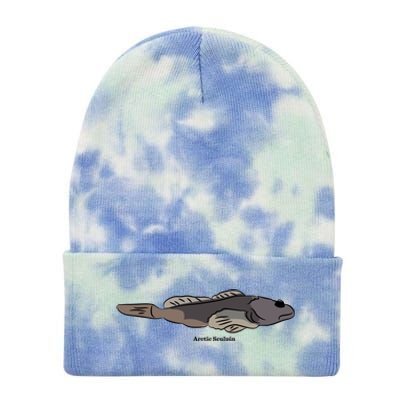 Arctic Sculpin Freshwater Fish Tie Dye 12in Knit Beanie