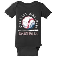 American Sport Fan Baseball Lover Batter Baseball Baby Bodysuit