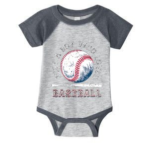 American Sport Fan Baseball Lover Batter Baseball Infant Baby Jersey Bodysuit