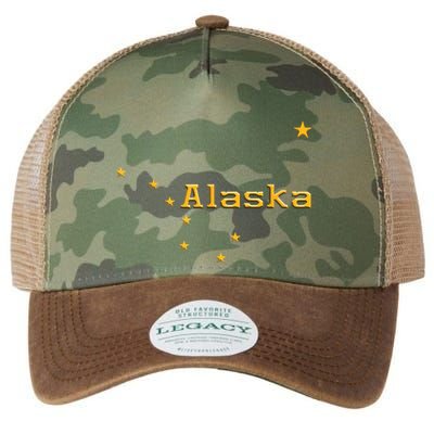 Alaska State Flag Astrology Big Dipper Polaris Legacy Tie Dye Trucker Hat