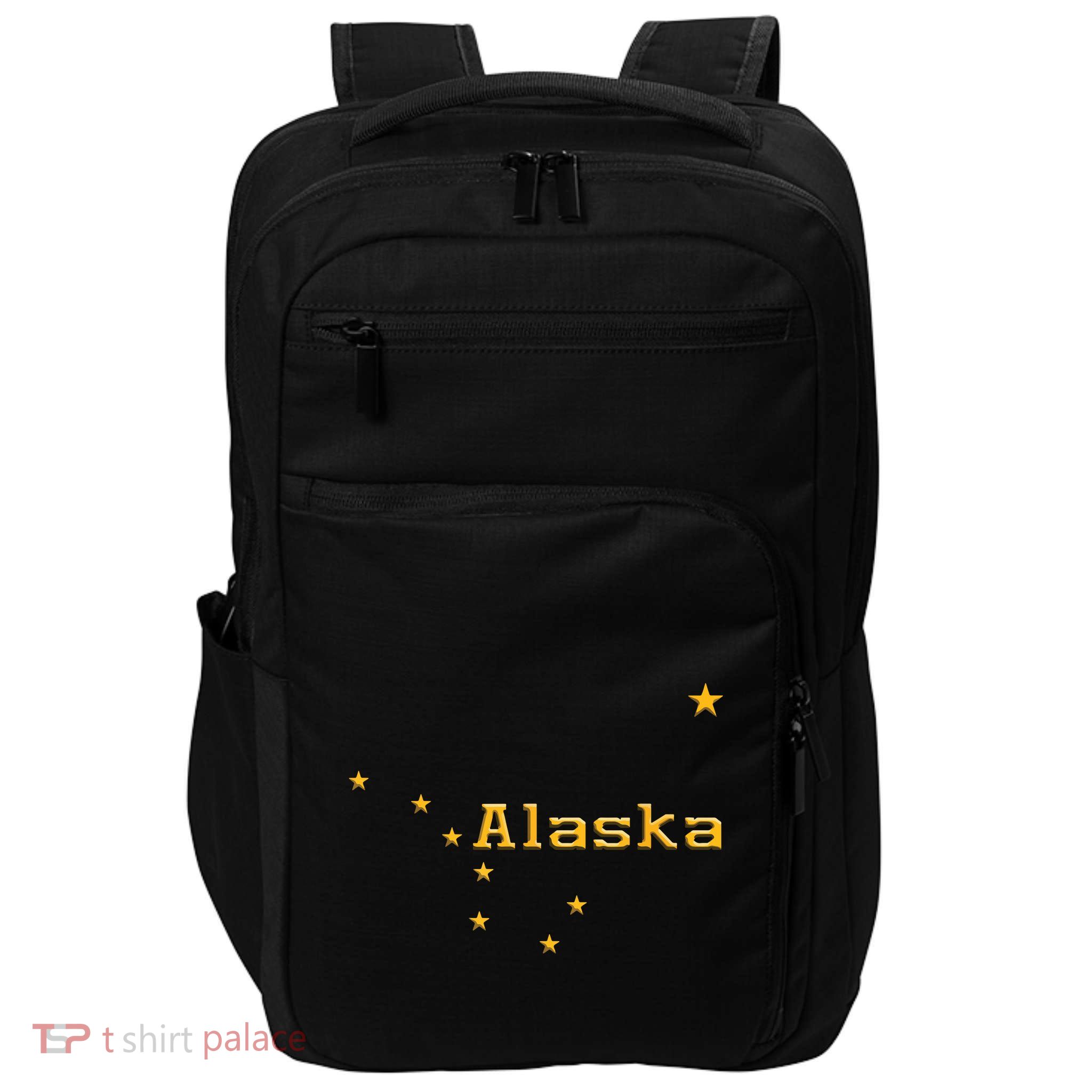 Alaska State Flag Astrology Big Dipper Polaris Impact Tech Backpack