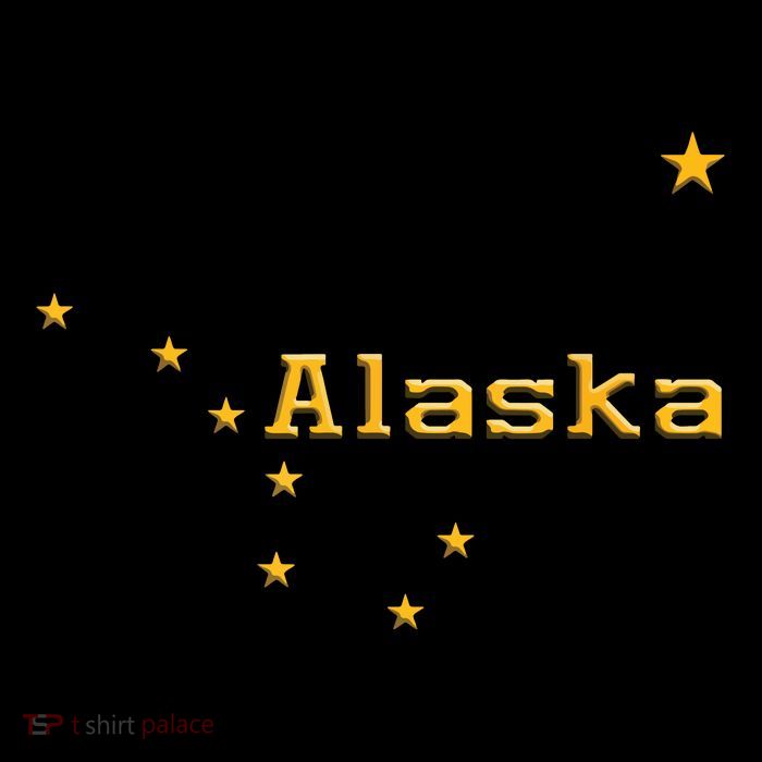 Alaska State Flag Astrology Big Dipper Polaris Drawstring Bag