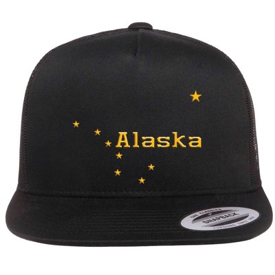 Alaska State Flag Astrology Big Dipper Polaris Flatbill Hat