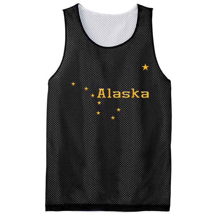 Alaska State Flag Astrology Big Dipper Polaris Mesh Reversible Basketball Jersey Tank