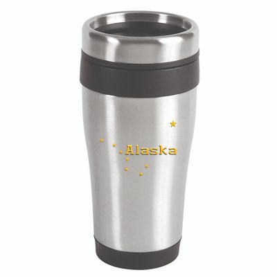Alaska State Flag Astrology Big Dipper Polaris 16oz Travel Tumbler