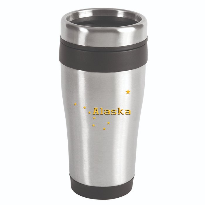 Alaska State Flag Astrology Big Dipper Polaris 16oz Travel Tumbler