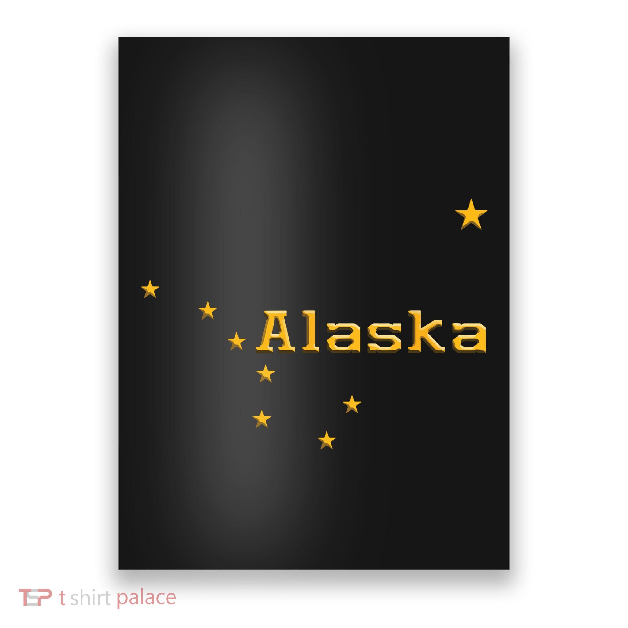 Alaska State Flag Astrology Big Dipper Polaris Poster