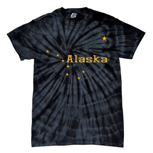 Alaska State Flag Astrology Big Dipper Polaris Tie-Dye T-Shirt