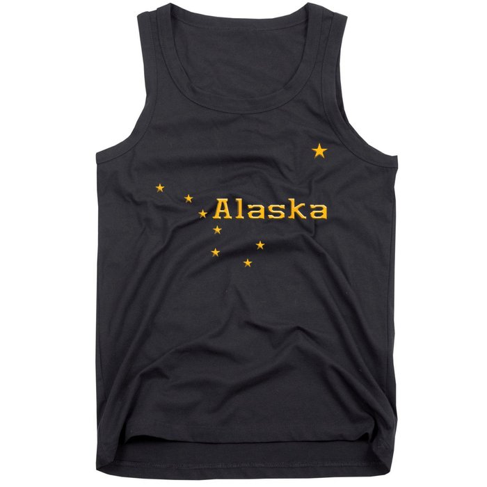 Alaska State Flag Astrology Big Dipper Polaris Tank Top