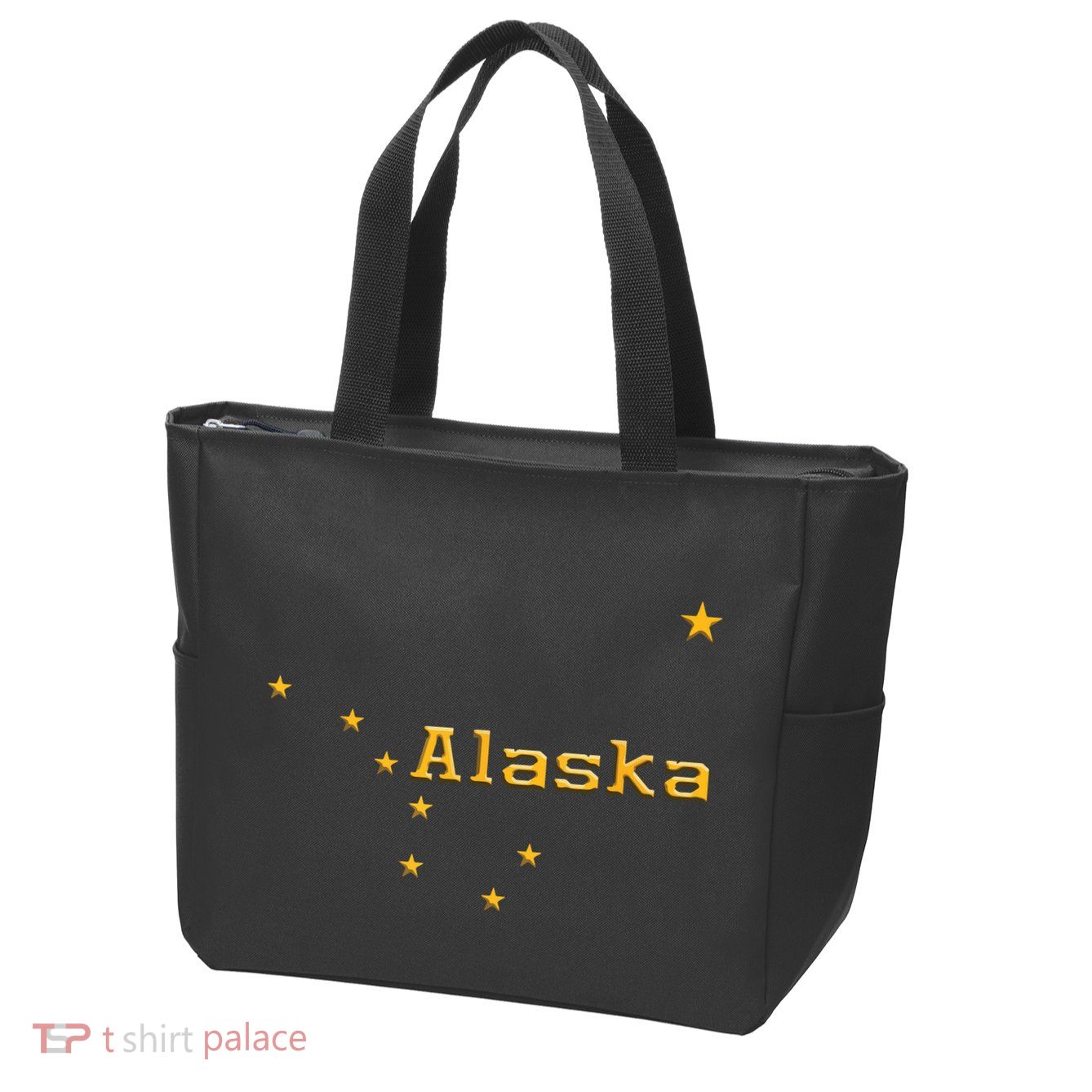 Alaska State Flag Astrology Big Dipper Polaris Zip Tote Bag