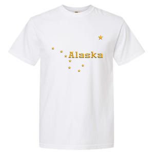 Alaska State Flag Astrology Big Dipper Polaris Garment-Dyed Heavyweight T-Shirt