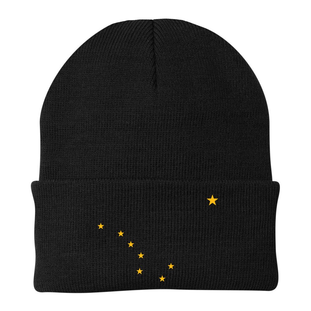 Alaska State Flag Shirts Stars Astrology Big Dipper Beanie