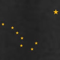 Alaska State Flag Shirts Stars Astrology Big Dipper Beanie