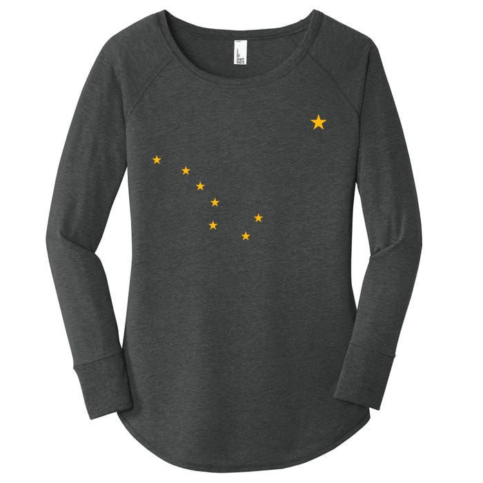 Alaska State Flag Shirts Stars Astrology Big Dipper Women's Perfect Tri Tunic Long Sleeve Shirt