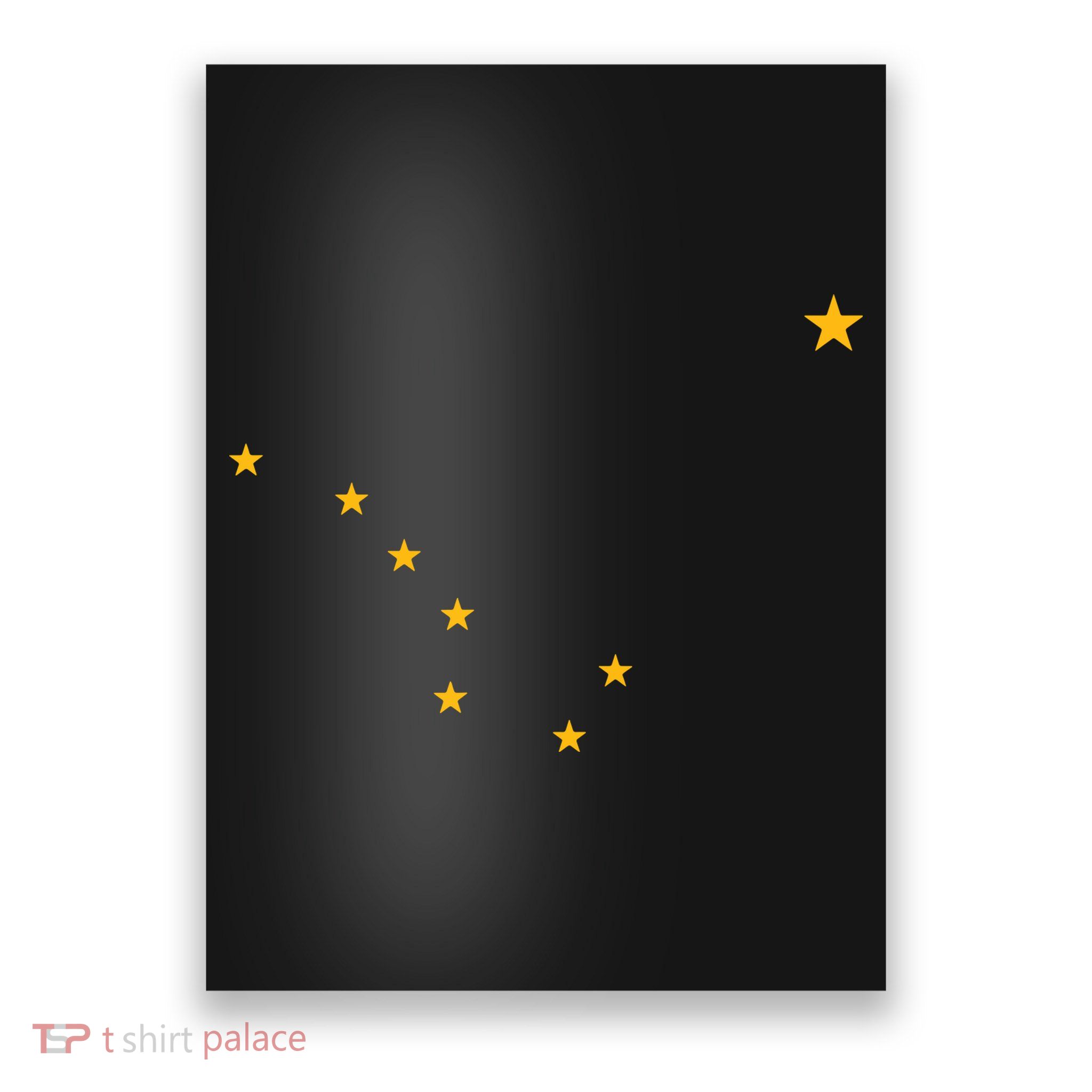 Alaska State Flag Shirts Stars Astrology Big Dipper Poster
