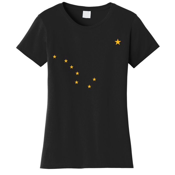 Alaska State Flag Shirts Stars Astrology Big Dipper Women's T-Shirt