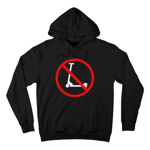 Anti Scooters For Skaters Hoodie