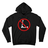 Anti Scooters For Skaters Hoodie