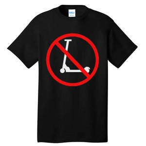 Anti Scooters For Skaters Tall T-Shirt