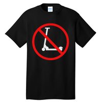 Anti Scooters For Skaters Tall T-Shirt