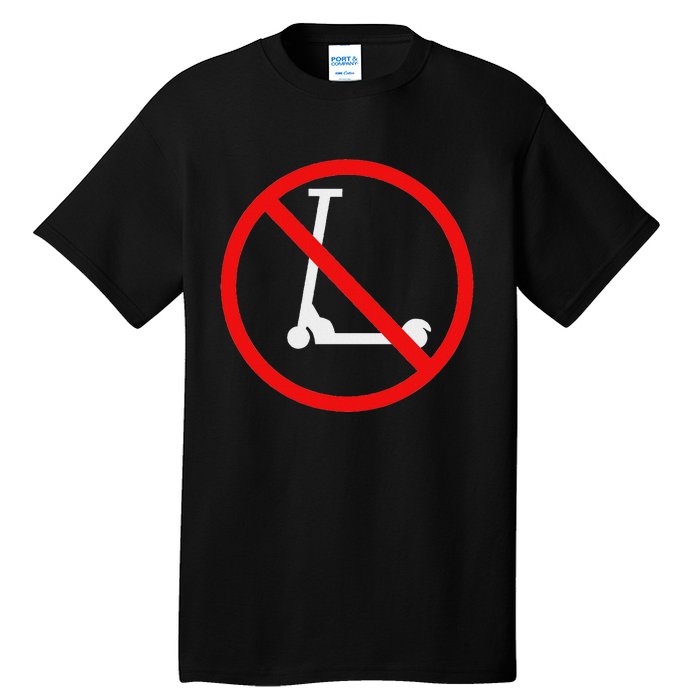 Anti Scooters For Skaters Tall T-Shirt