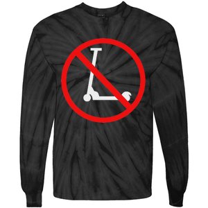 Anti Scooters For Skaters Tie-Dye Long Sleeve Shirt