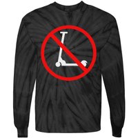 Anti Scooters For Skaters Tie-Dye Long Sleeve Shirt