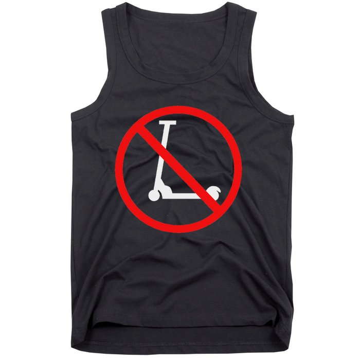 Anti Scooters For Skaters Tank Top