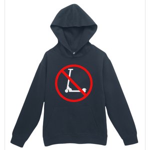 Anti Scooters For Skaters Urban Pullover Hoodie