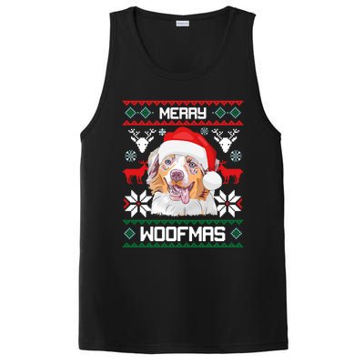 Australian Shepherd Gift For Merry Christmas Woofmas Clothes Cool Gift PosiCharge Competitor Tank