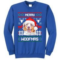 Australian Shepherd Gift For Merry Christmas Woofmas Clothes Cool Gift Sweatshirt