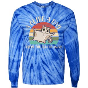 Australian Sugar Glider Design Sugar Glider Owner Gift Tie-Dye Long Sleeve Shirt