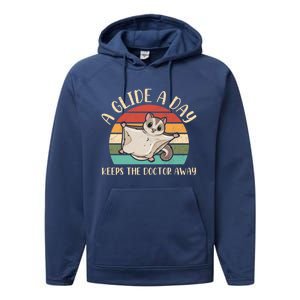 Australian Sugar Glider Design Sugar Glider Owner Gift Performance Fleece Hoodie