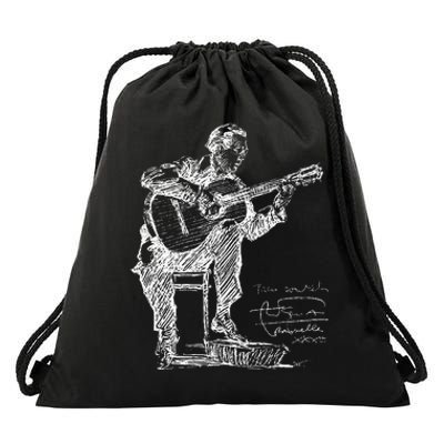 Anders Segovia Guitarist Classical Guitar Musicians Drawstring Bag