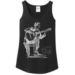 Anders Segovia Guitarist Classical Guitar Musicians Ladies Essential Tank