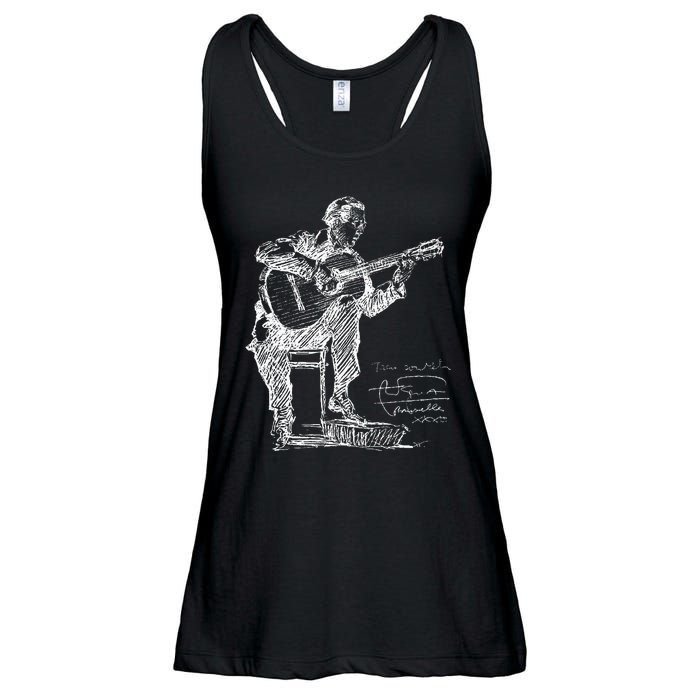 Anders Segovia Guitarist Classical Guitar Musicians Ladies Essential Flowy Tank