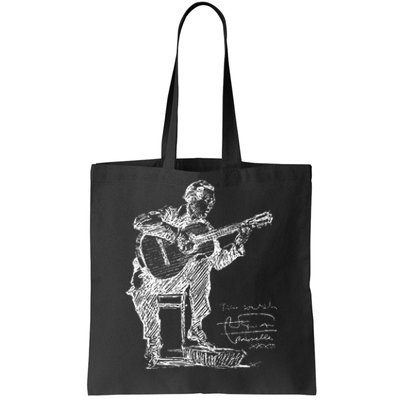 Anders Segovia Guitarist Classical Guitar Musicians Tote Bag