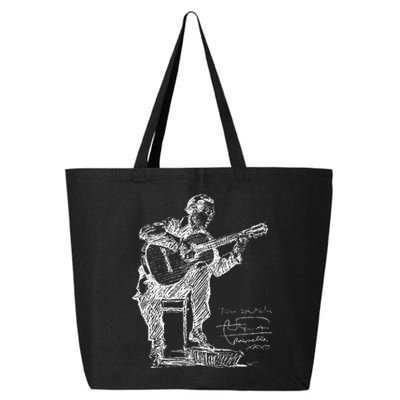 Anders Segovia Guitarist Classical Guitar Musicians 25L Jumbo Tote