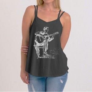 Anders Segovia Guitarist Classical Guitar Musicians Women's Strappy Tank