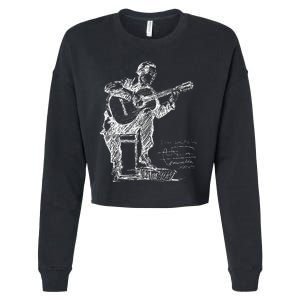 Anders Segovia Guitarist Classical Guitar Musicians Cropped Pullover Crew