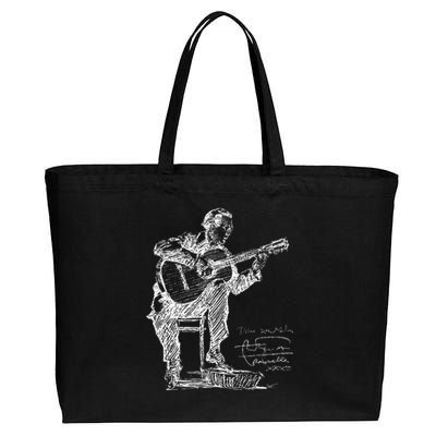 Anders Segovia Guitarist Classical Guitar Musicians Cotton Canvas Jumbo Tote