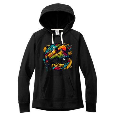 Appalachia Strong Graffiti Women's Fleece Hoodie