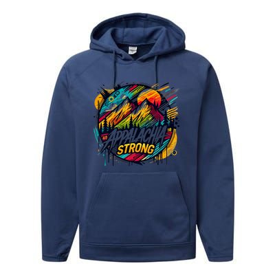 Appalachia Strong Graffiti Performance Fleece Hoodie