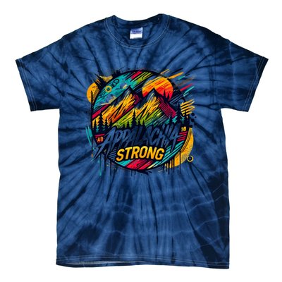 Appalachia Strong Graffiti Tie-Dye T-Shirt