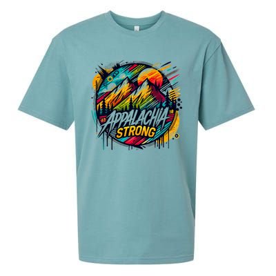 Appalachia Strong Graffiti Sueded Cloud Jersey T-Shirt