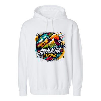 Appalachia Strong Graffiti Garment-Dyed Fleece Hoodie